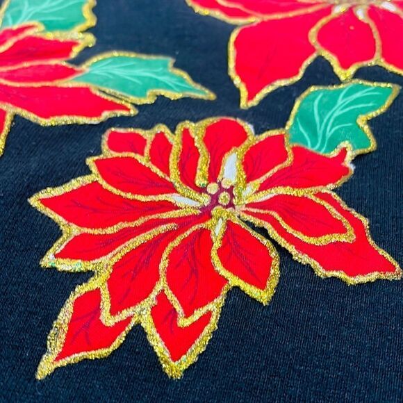 Vintage Painted Flowers Crewneck Sweater - Picture 3 of 6